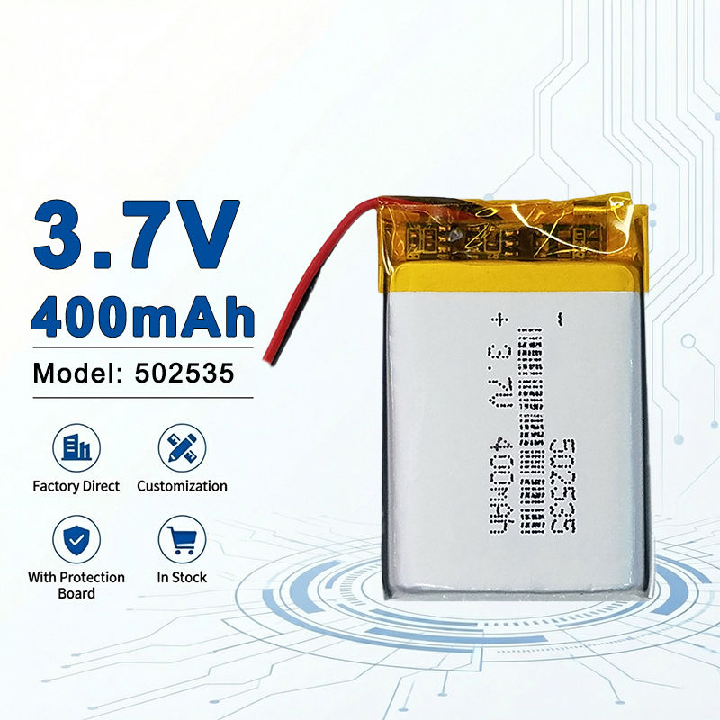 Electronics And Gadgets Ce - 502535 3,7V 400mAh Lipo-Akku mit Stabiler