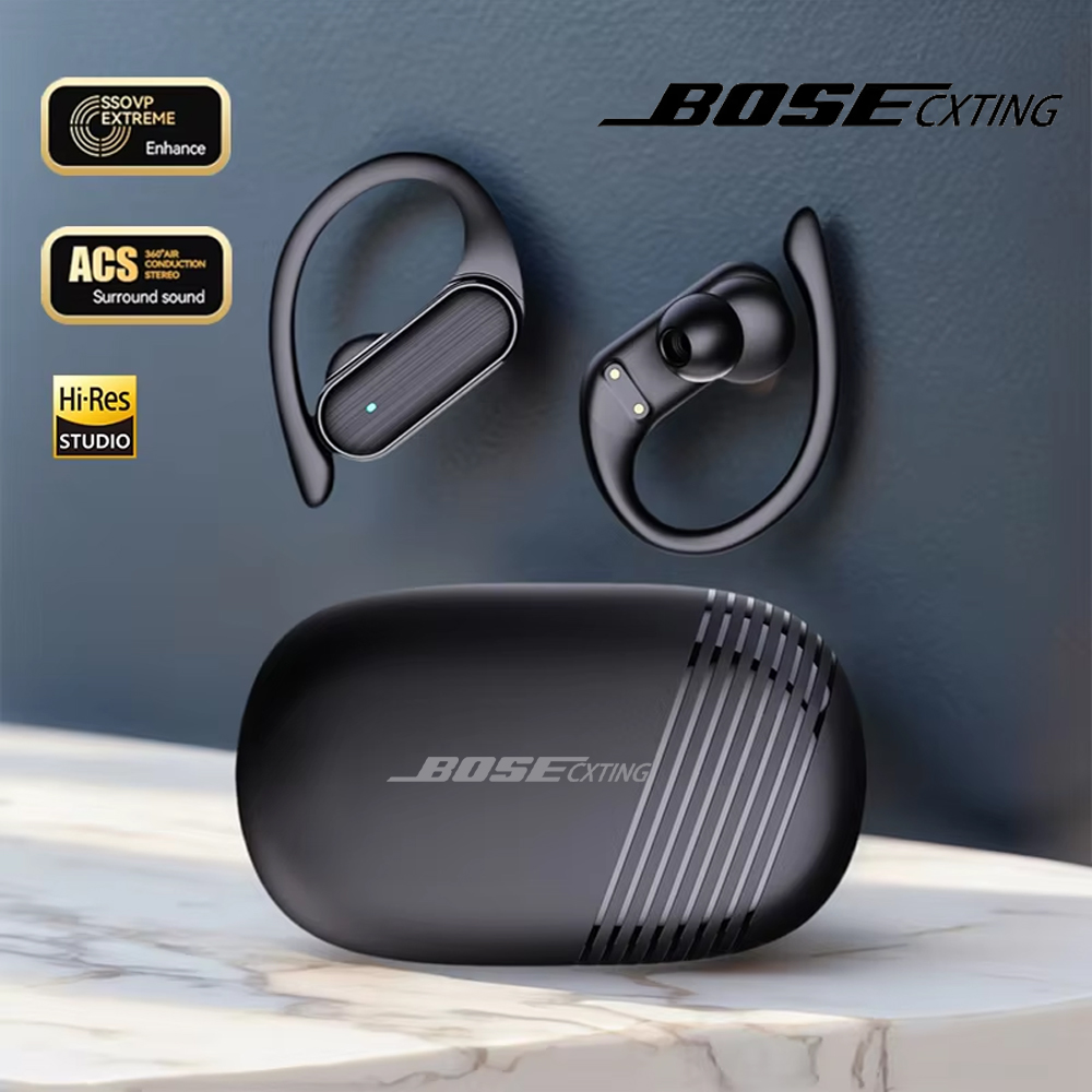 Headphones Wireless - BOSECXTING A520 Kabellose Business-Kopfhörer mit Ohrbügel,