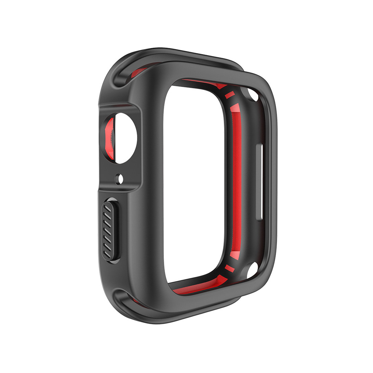 Smart Watch - Silikon-Smartwatch-Schutzhülle, kompatibel mit 40-mm-Modellen, in Schwarz