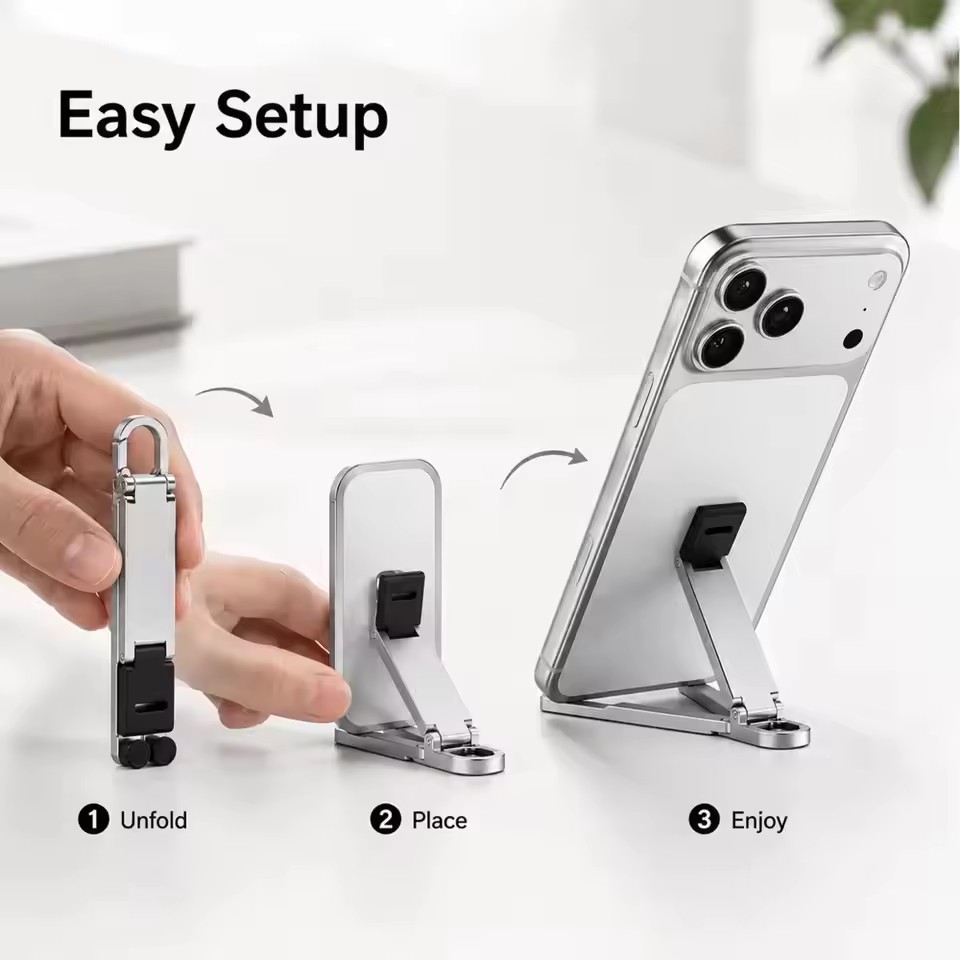 Faltbarer Schlüsselanhänger-Ha – Phone Holder Bewertung und Preis
