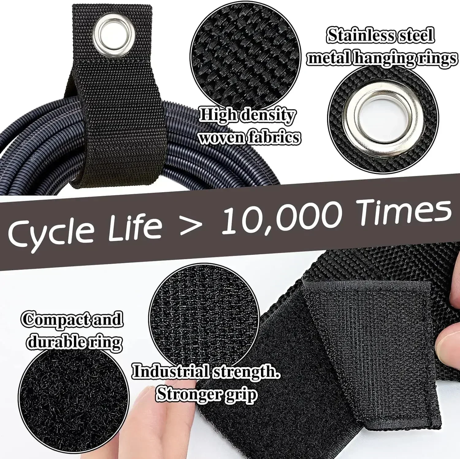 Robuste Aufbewahrungsgurte, wi – Cable Organizer Bewertung und Preis