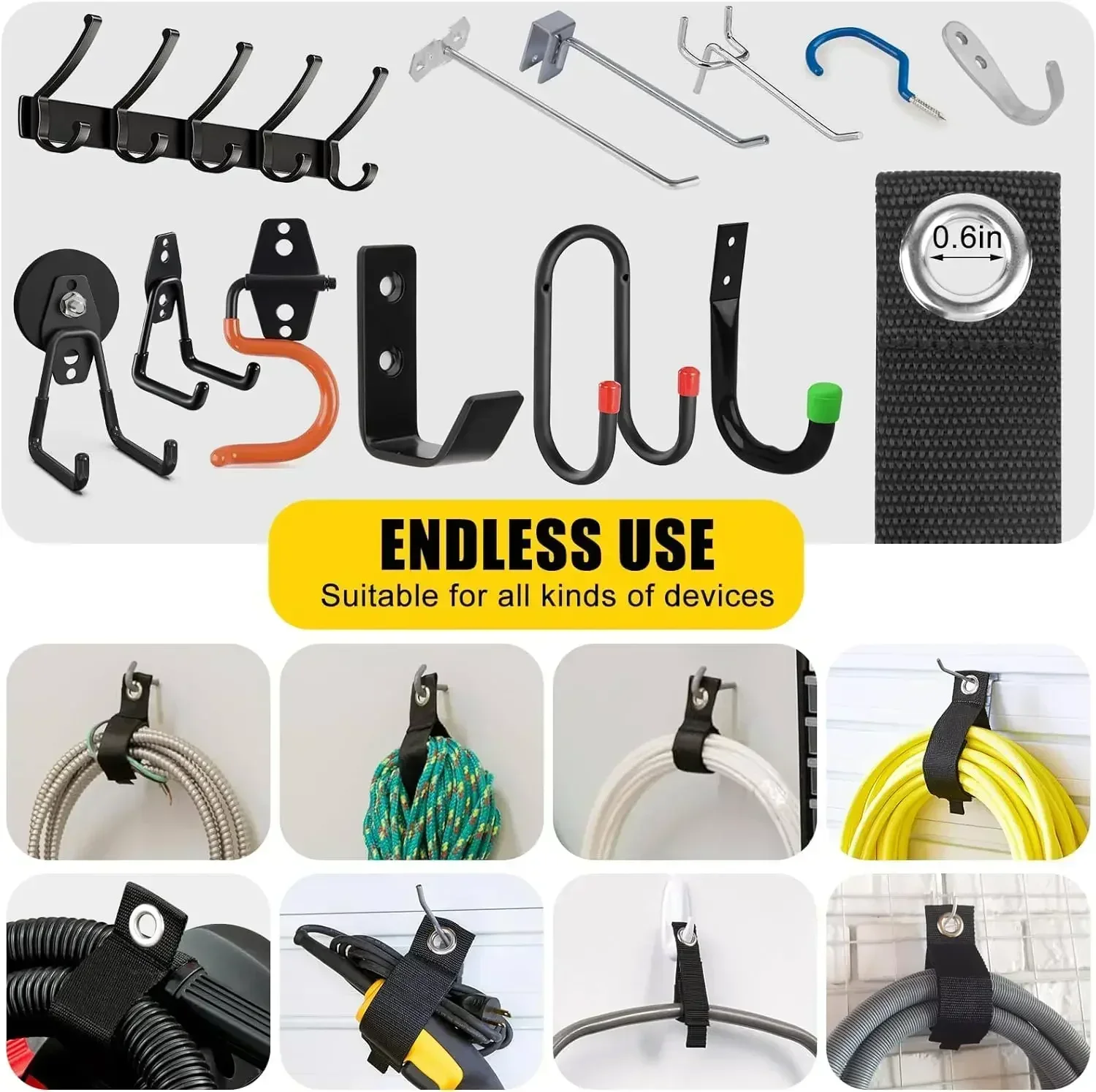 Robuste Aufbewahrungsgurte, wi – Cable Organizer Bewertung und Preis