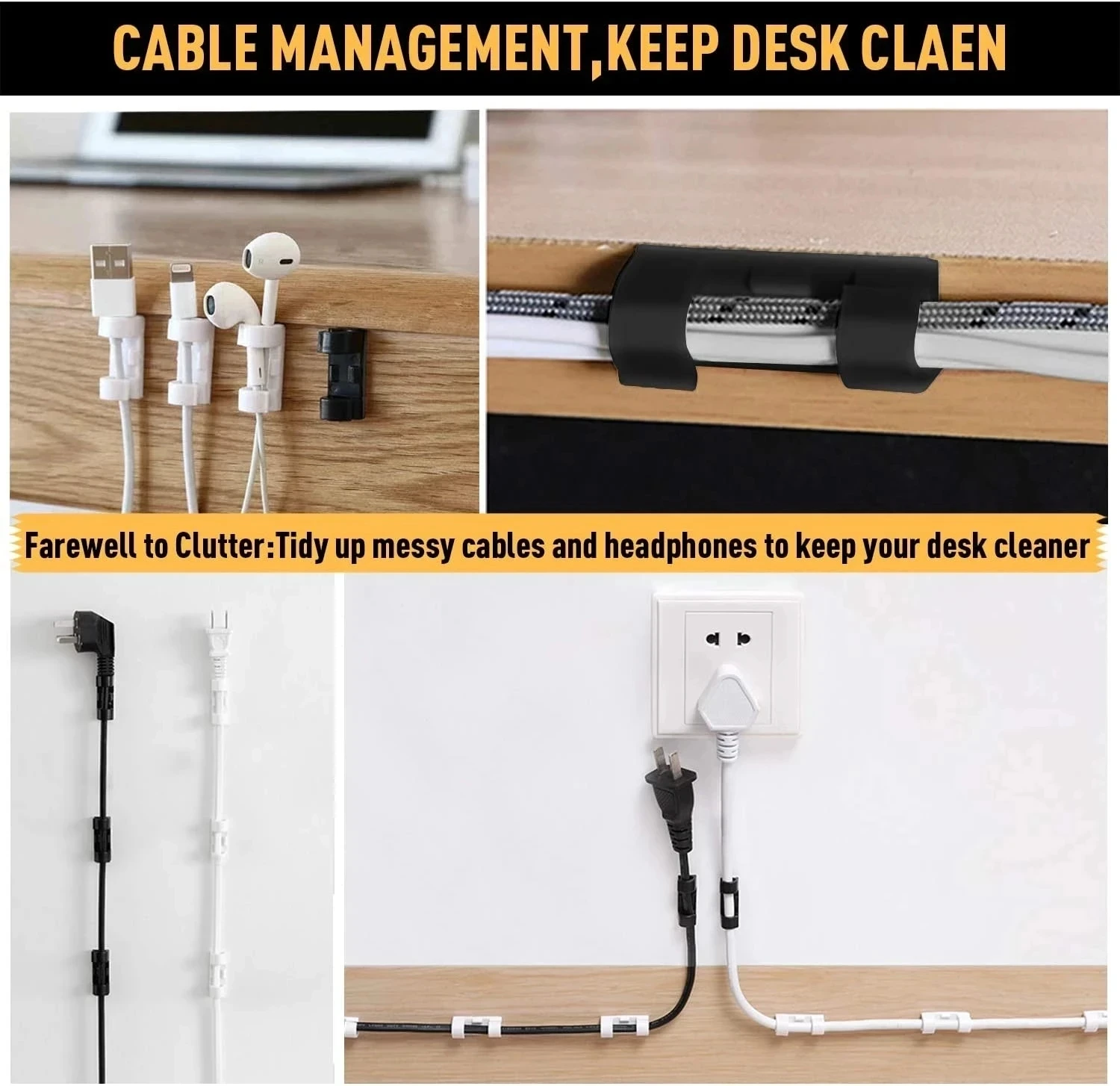 Kleine Kabelorganisationsclips – Cable Organizer Bewertung und Preis