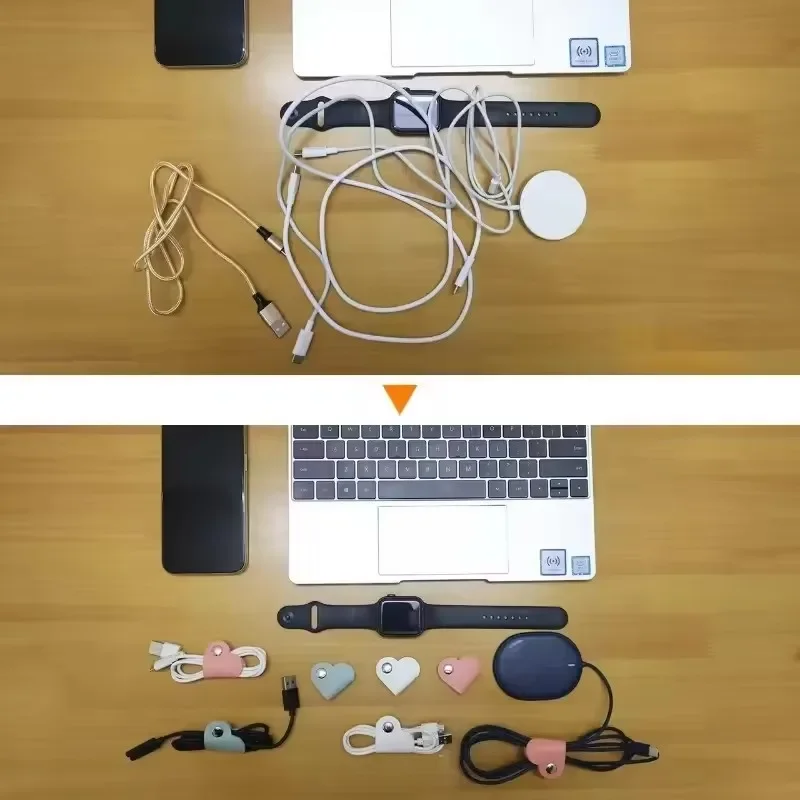 Multifunktionaler PU-Leder-Org – Cable Organizer Bewertung und Preis